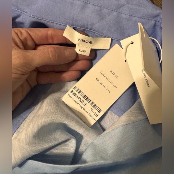 Vince Ombré Maxi Shirtdress - Picture 7 of 8